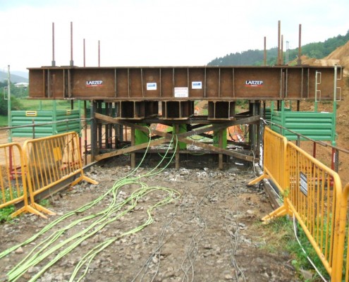 Ensayo hasta rotura de un puente de ferrocarril